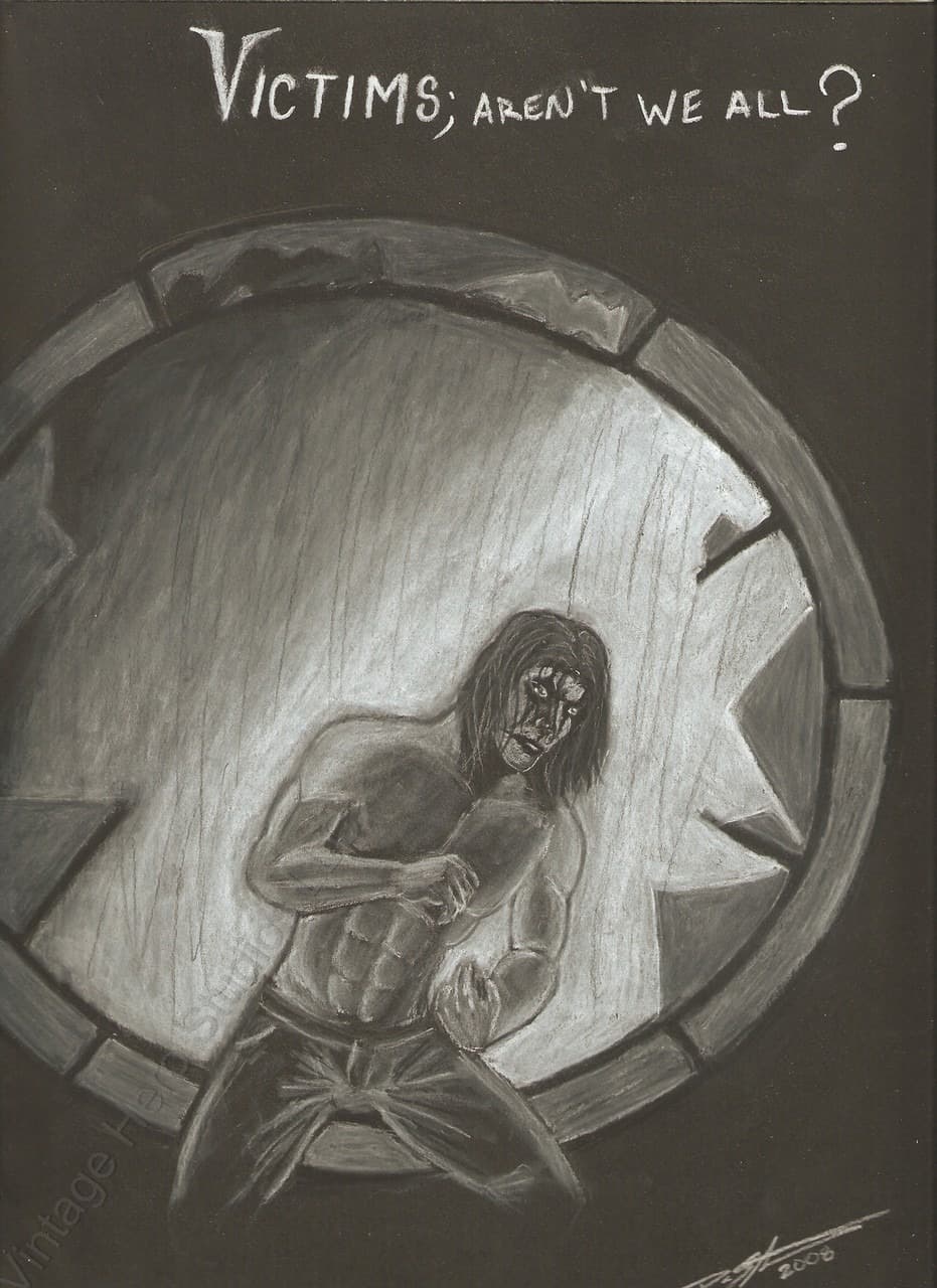 Goth Victims — Original Drawing